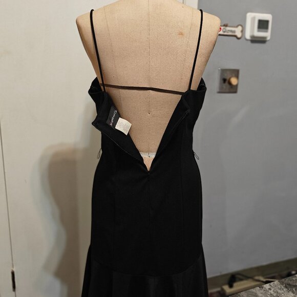 Morgan and Co. Black Cocktail Dress Woman's size 13/14 - Picture 5 of 9